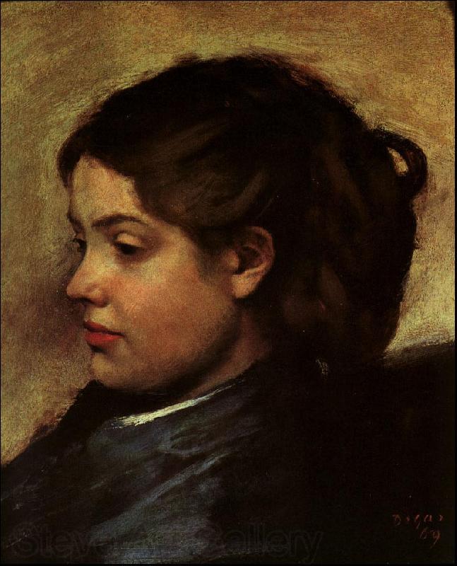 Edgar Degas Madamoiselle Dobigny France oil painting art
